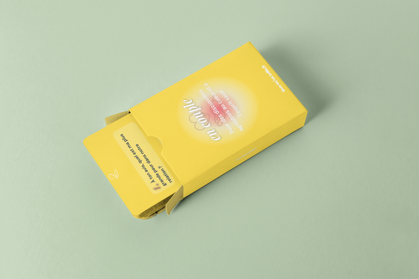 Jeu de cartes chrétien pour COUPLE